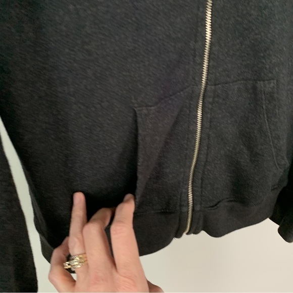 Sundry Dark Gray Jacket With Gold & White Stripes on Arm Size 2/M - Picture 4 of 8